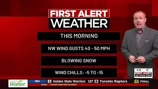 FIRST ALERT ACTION DAY: Strong winds, blowing snow, and COLD