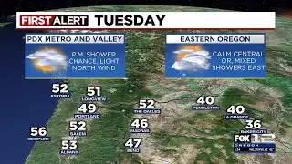 First Alert Christmas FOX 12 weather forecast (12/25)