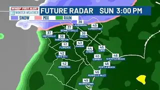 FIRST ALERT: Cold, Rainy Sunday with a chance for a few flurries