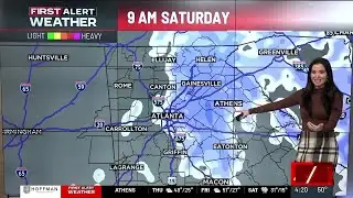 First Alert: Confidence increasing in potential snow Saturday