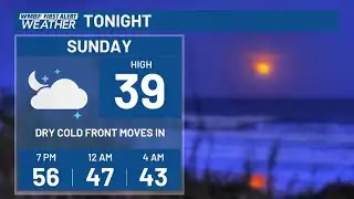 FIRST ALERT: Dry cold front moves in night, cooler Monday ahead