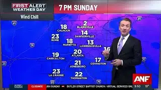 First Alert Forecast: Bitter cold Sunday with some warmer days into next week