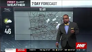 FIRST ALERT FORECAST: Colder today; Warmer next week