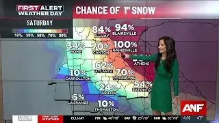First Alert Forecast: Snow Saturday and dangerously cold all weekend