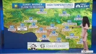 First Alert Forecast: Warm Wednesday