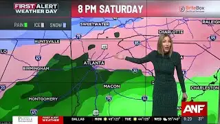First Alert Forecast: Winter storm with rain snow and ice possible this weekend