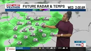 FIRST ALERT: Increasing cloud cover today, followed by a wet Wednesday