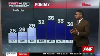 First Alert |Isolated storms tonight; widespread freeze next week