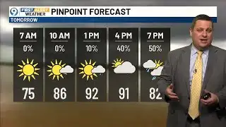 FIRST ALERT NOON FORECAST: Wednesday, Aug. 20