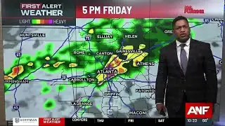 First Alert | Scattered rain and isolated storms possible Friday