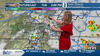 First Alert: Scattered showers, thunderstorms continue