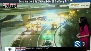 FIRST ALERT TRAFFIC: I-84 west ramp closed in East Hartford