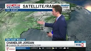 FIRST ALERT WEATHER: Increasing cloud cover today followed by a wet Wednesday