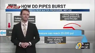 First Alert: Weather Now - Why pipes burst when it gets cold outside