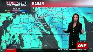 First Alert Weather: Snow is falling all over metro Atlanta