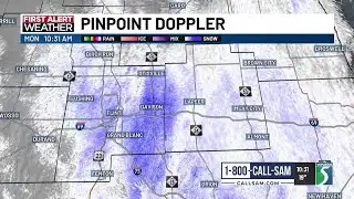 First Alert Weather Update: Monday Traffic & Snow Update