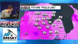 First Alert Weather Update: Slight warm up over the weekend
