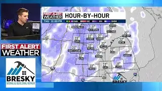 First Alert Weather Update: Snow chances for Thursday and Friday