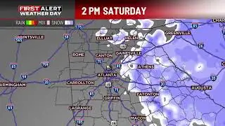 FIRST ALERT WEATHER+: Winter Storm Warning now includes Atlanta