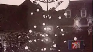 First Christmas Tree w/ Electric Lights