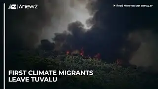 First climate migrants leave Tuvalu