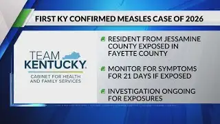First confirmed measles case of the year reported in Jessamine County