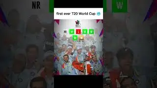 First ever T20 World Cup winners 🏆