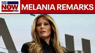 First Lady Melania Trump at NY Stock Exchange