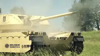 First live firing from the Type-X Robotic Combat Vehicle