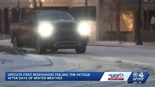 First responders feeling the fatigue amid winter weather