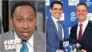 FIRST TAKE | John Harbaugh can take the New York Giants to Super Bowl next season - Stephen A. Smith