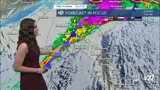 First to Know Forecast: Clouds, rain, and storms this weekend (1/23/2026)