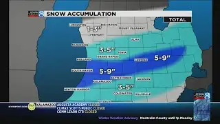 First winter storm brings wind, heavy snow