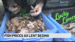 Fish prices as lent begins