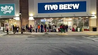 Five Below sees long lines as Black Friday shopping continues
