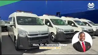 Five Brand New Ambulances Arrived In St. Kitts