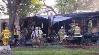 Flames engulf Omaha trailer home, injuring multiple people