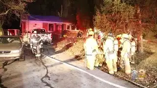 Flames Rip Through Home In Springfield