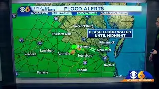 Flash flood threat continues today