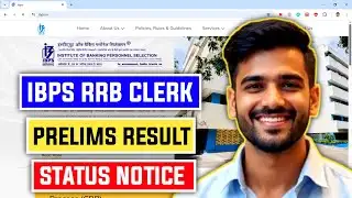 📢 FLASH NEWS - IBPS RRB Clerk Prelims 2025 Result Status 😱