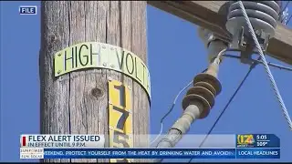 Flex Alert issued through 9 p.m. Friday