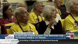 Flightless Honor Flight this weekend for veterans unable to travel