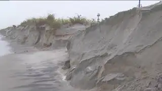 Flooding and beach erosion at Ocean City, NJ