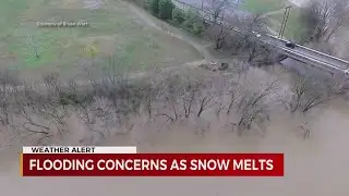 Flooding concerns as snow melts in Tennessee