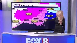 Flooding rain tonight, severe storms sunday before dangerous Arctic freeze hits Louisiana