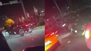 Florida Car Throws Dollars: Chaos in Traffic!