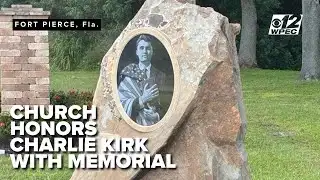 Florida church honors Charlie Kirk with new memorial