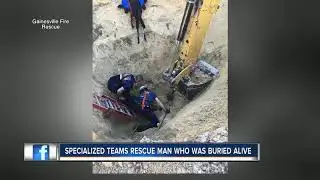 Florida construction worker survives being buried alive