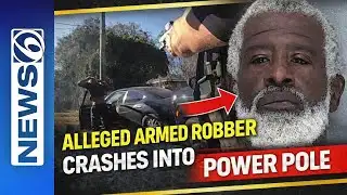 Florida Crime Spree: Armed Robbery Suspect Crashes While Fleeing Police