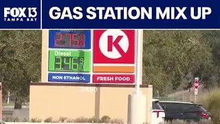 Florida gas station mix up damages vehicles